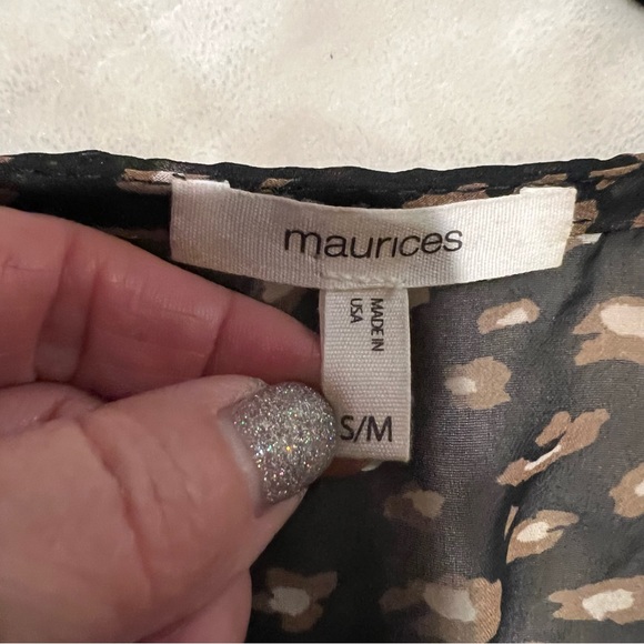 🦋2/$15🦋 Maurices Cheetah Print Kimono - Picture 3 of 5